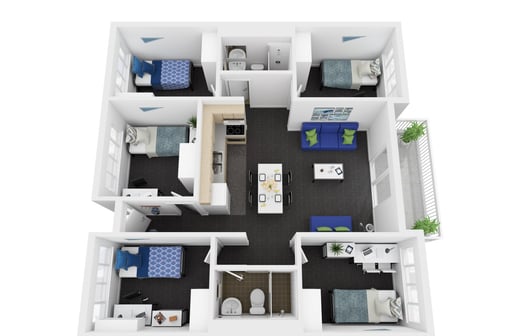North Five Bedroom Shared Apartment