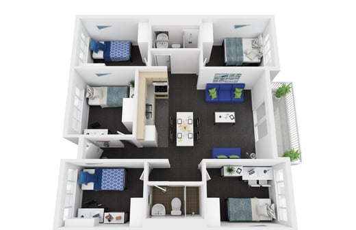 North Double Five Bedroom Shared Apartment