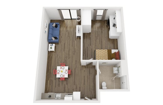 Standard One Bedroom Apartment