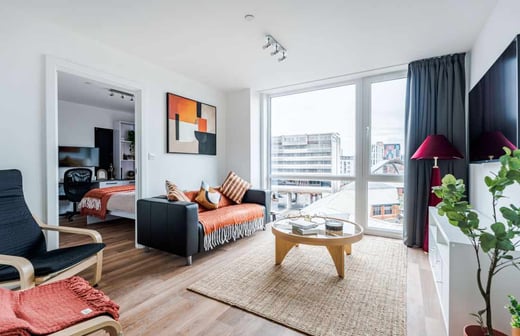 Upper Deluxe with City View 2 Bedroom Apartment