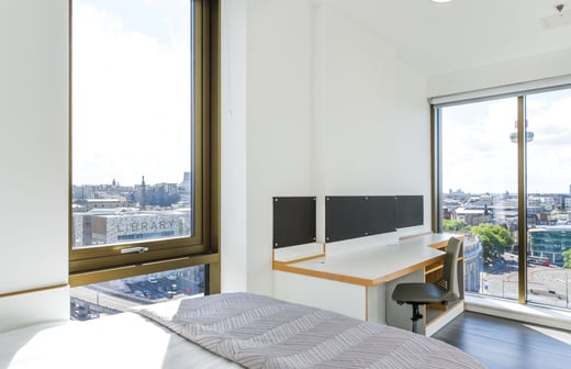 Ensuite gold - city view