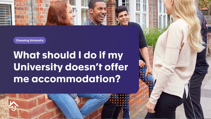 What should I do if my university doesn’t offer me accommodation?