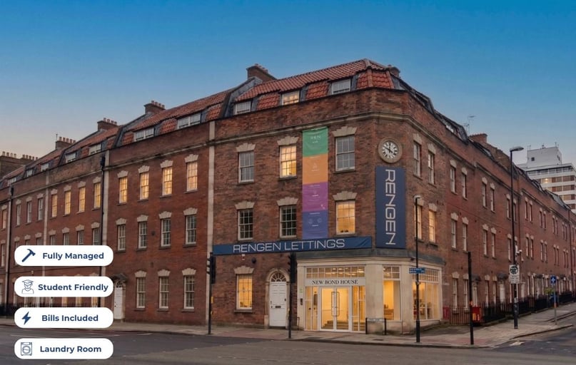 2 bed student flat to let New Bond House , Montpelier, Bristol, BS2 9AG ...