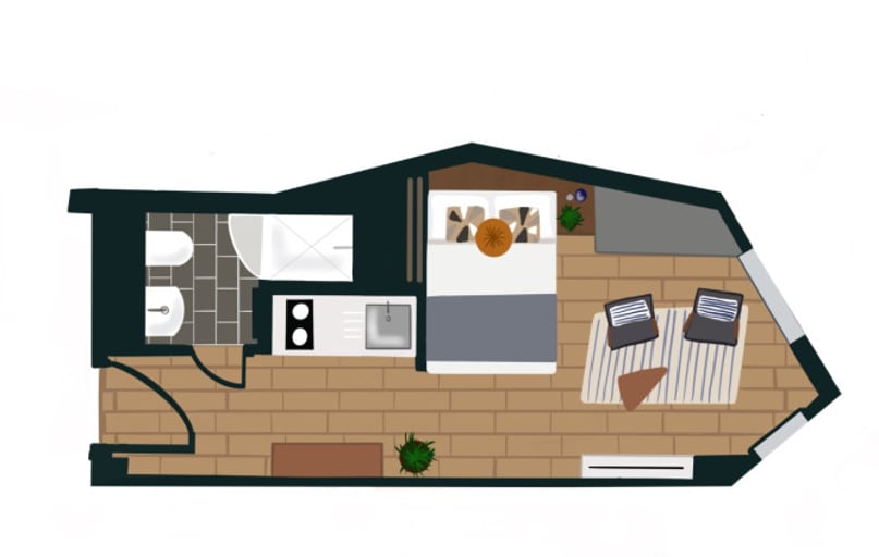 Cosy 1 Mid-century Modern, Enclave Croydon, 23 College Road, Croydon, London - Image 1