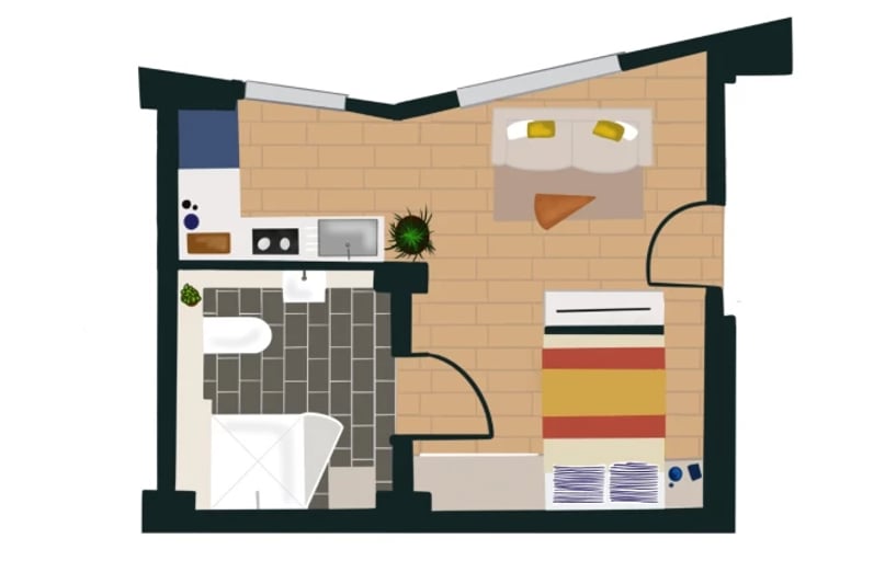 Roomy 2 Tyrolean Blue, Enclave Croydon, 23 College Road, Croydon, London - Image 1