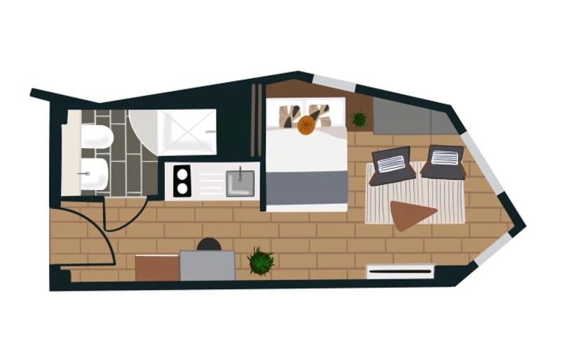 Cosy 2 Mid-century Modern, Enclave Croydon, 23 College Road, Croydon, London - Image 1