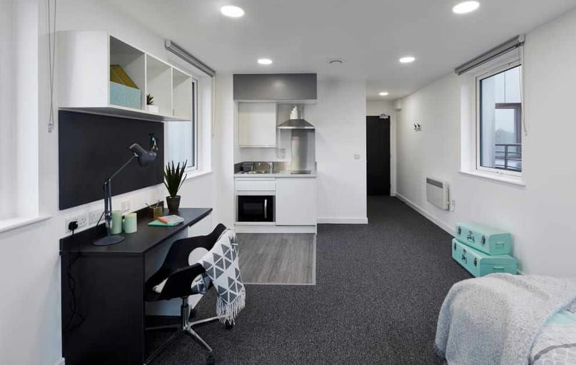 Extra Large Premium Studio, Canterbury Student Manor, Parham Road, City Centre, Canterbury - Image 1