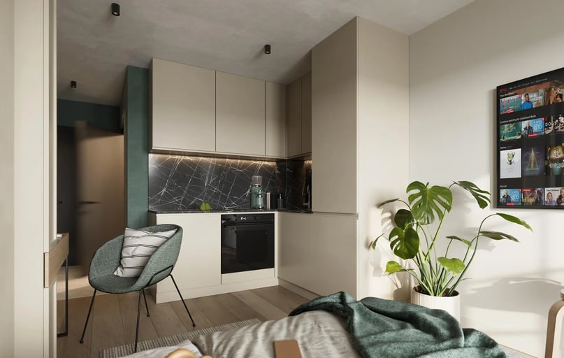 Deluxe Studio, Rothesay House, 17 Hinton Road, City Centre, Bournemouth - Image 1