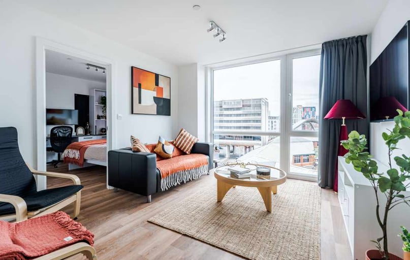 Deluxe with City View 2 Bedroom Apartment (1 ROOM), CODE Fairfax Street, Fairfax Street, City Centre, Coventry - Image 1