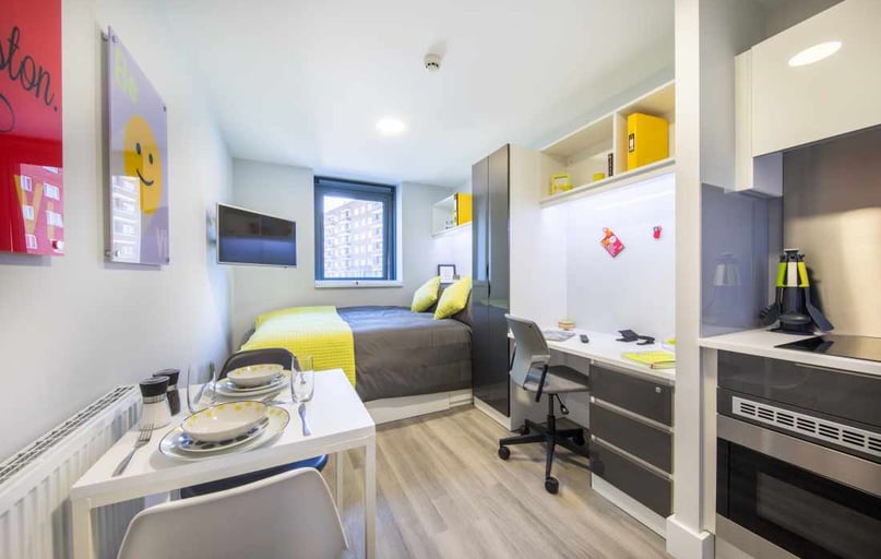 Premium Studio Deluxe, ViBe Student Living, 66-70 Cambridge Road, Surbiton, Kingston - Image 1