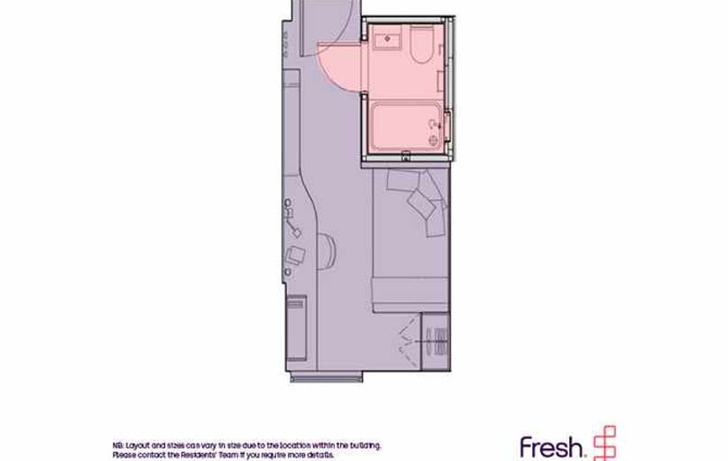 Economy En Suite, Spring Mews, Tinworth Street, Vauxhall, London - Image 1
