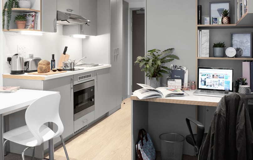 Studio Bronze Premium (balcony), Lace Market Studios, 7 Belward Street, City Centre, Nottingham - Image 1