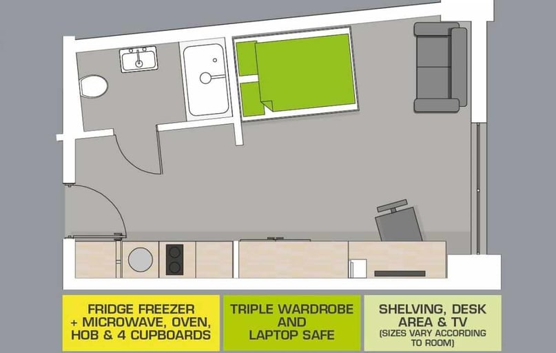 Gold Super Large City Studio, CODE Students, 40-72 Western Road, Bede Park, Leicester - Image 1
