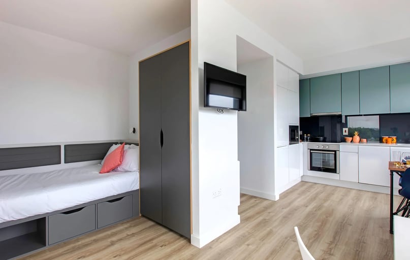 Twin Bed Studio, Highfield Park, 274 North Circular Road, City Centre, Dublin - Image 1