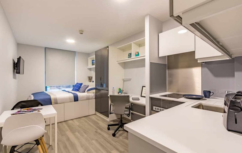 Standard Studio, ViBe Student Living, 66-70 Cambridge Road, Surbiton, Kingston - Image 1