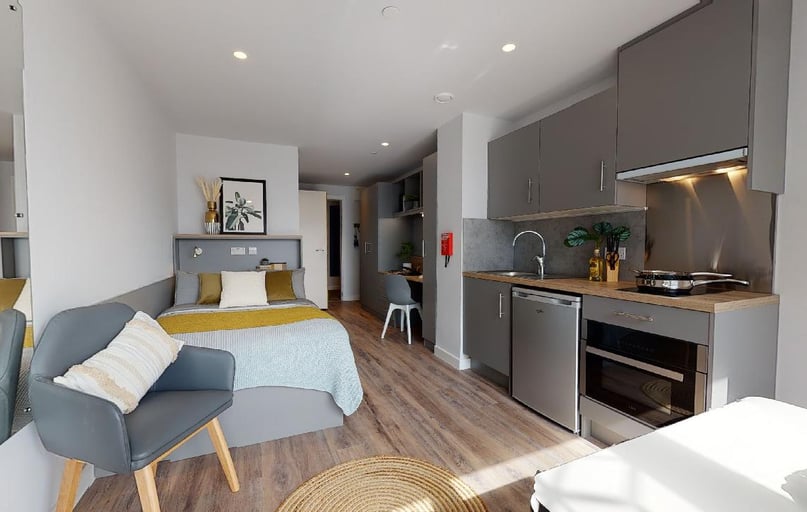 Penthouse Studio, iQ Altus House, Tower House Street, City Centre, Leeds - Image 1