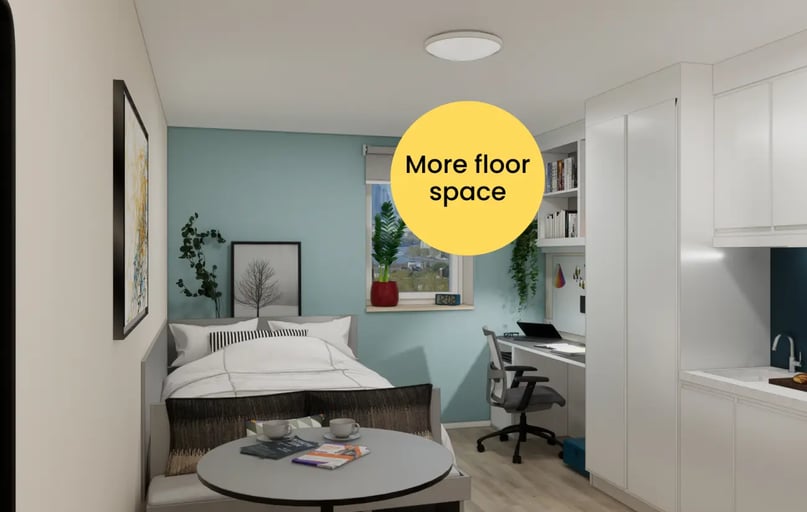 Silver Deluxe Studio, McMillan Student Village, Creek Road, Greenwich, London - Image 1
