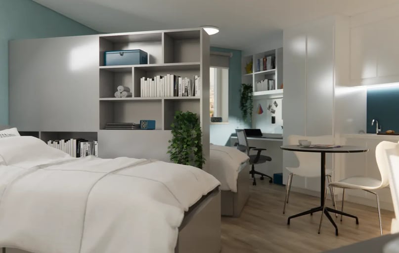 Twin Plus Studio, McMillan Student Village, Creek Road, Greenwich, London - Image 1