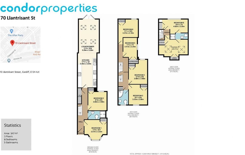 Llantrisant Street, Cathays, Cathays, Cardiff - Image 1