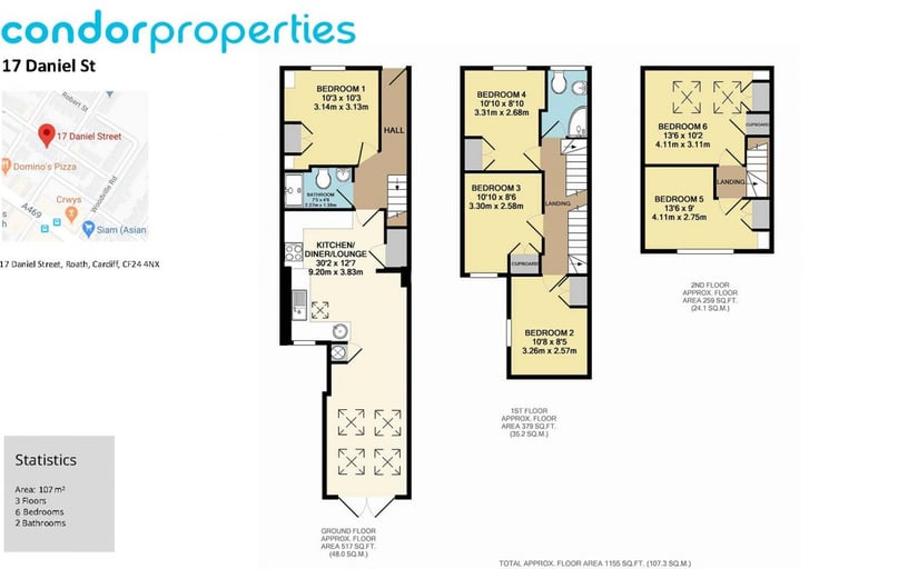 Daniel Street, Cathays, Cathays, Cardiff - Image 1