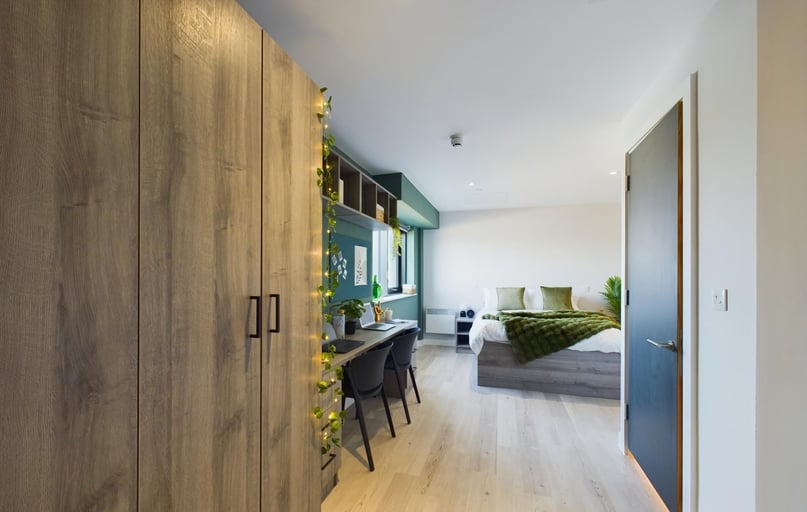 Luxury Double Occupancy Studio (Double Occupancy Only), Crown Place, St Ann's Well Road, The Old Meadows, Nottingham - Image 1