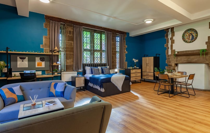 Deluxe Studio, The Priory, Springfield Mount, University Of Leeds, Leeds - Image 1