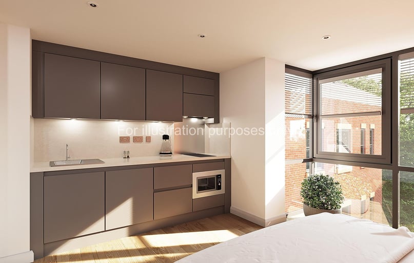 Deluxe Plus Studio, Headrow Court, Park Cross Street, Hyde Park, Leeds - Image 1