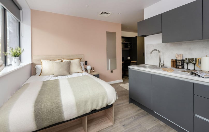 Premium Studio, Headrow Court, Park Cross Street, Hyde Park, Leeds - Image 1