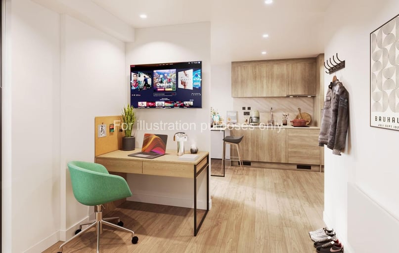 Premium Studio Top Floor, The Fabric Works, 4 Leylands Road, Hyde Park, Leeds - Image 1