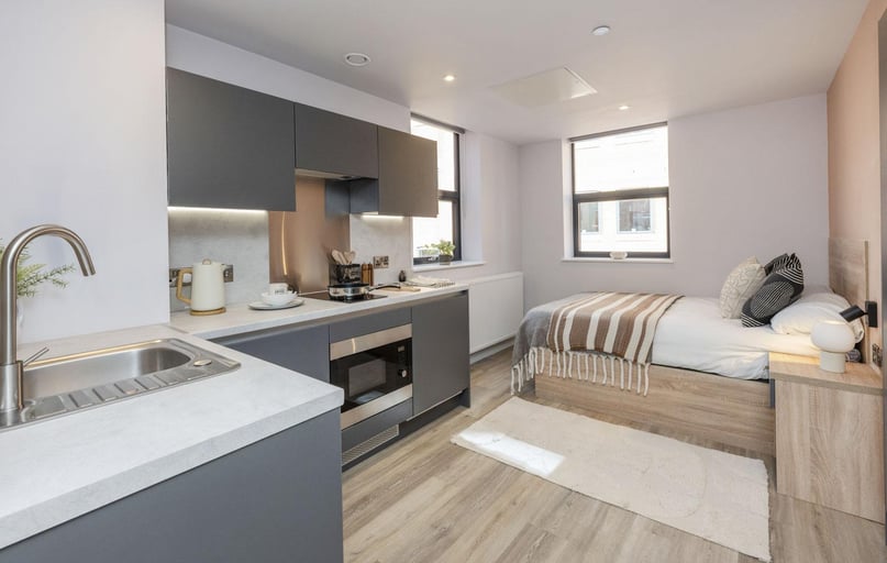 Classic Studio, Headrow Court, Park Cross Street, Hyde Park, Leeds - Image 1