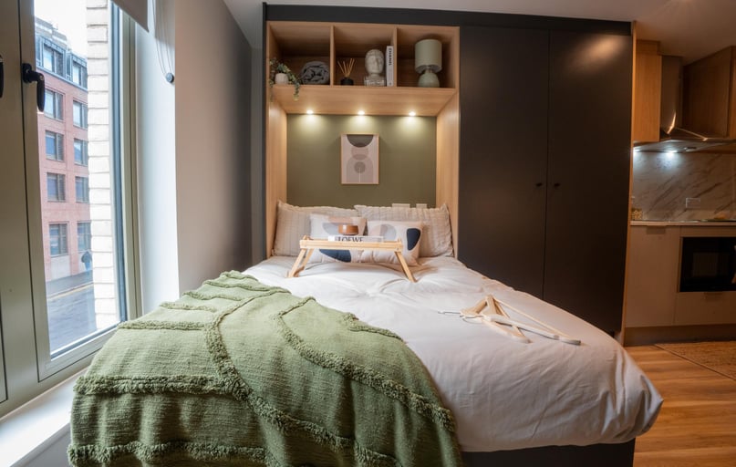 Premium Studio Plus, Standard Floors, Fusion Nottingham, 1 King Edward Street, City Centre, Nottingham - Image 1