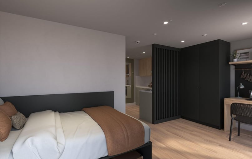 Accessible Studio, Upper Tower, Fusion Manchester, Deansgate, City Centre, Manchester - Image 1