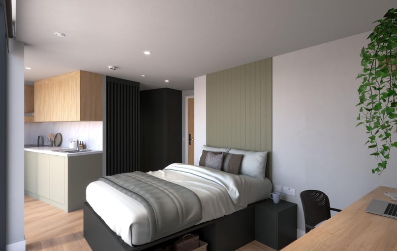 Premium Studio, Upper Tower, Fusion Manchester, Deansgate, City Centre, Manchester - Image 1