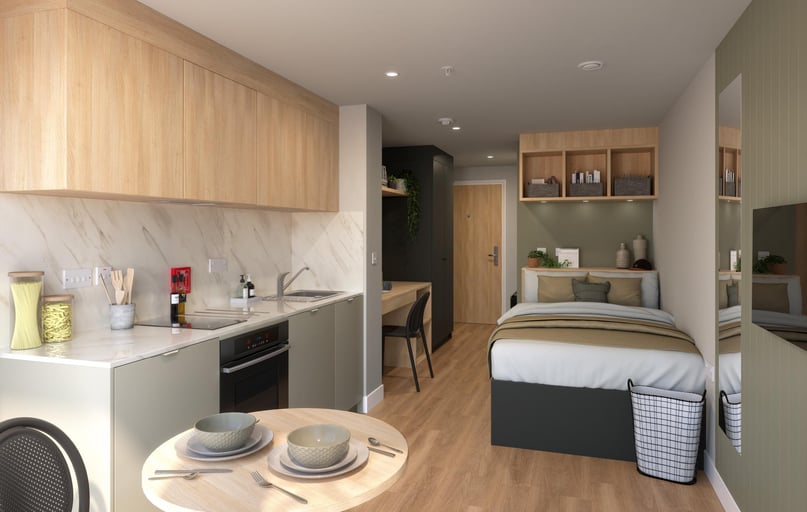 Classic Studio, Lower Tower, Fusion Leeds, Merrion Way, City Centre, Leeds - Image 1