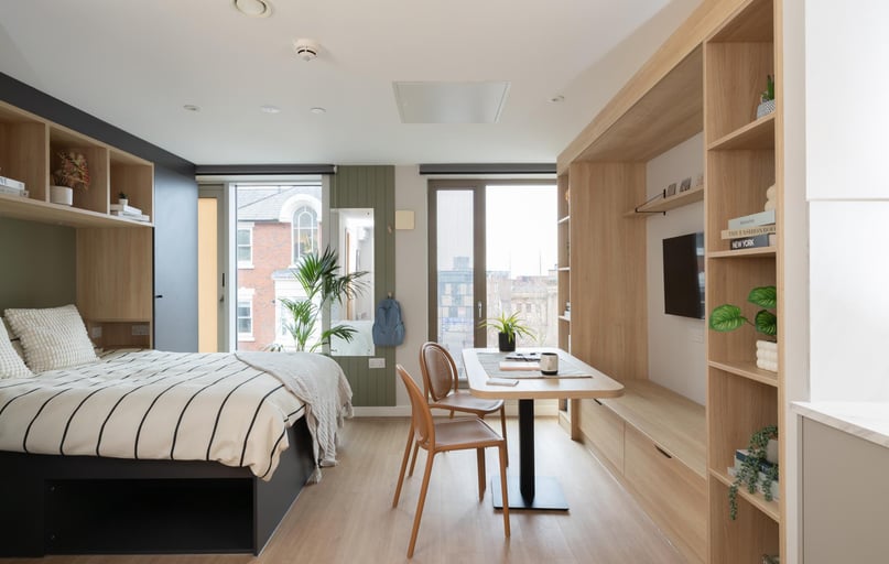 Deluxe Studio, Standard Floors, Fusion Liverpool, 5 Upper Duke Street, City Centre, Liverpool - Image 1