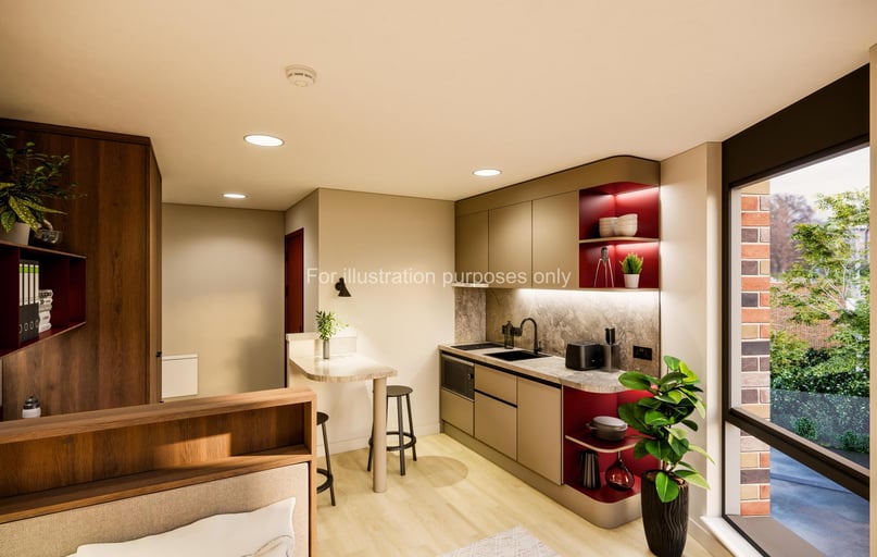 Large Premium Studio, Swan Residences, 2 Swan Street, City Centre, Glasgow - Image 1