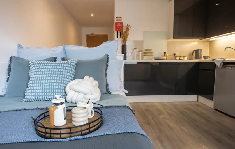 Super Elite Studio - Dual Occupancy (Double Occupancy Only), Palamon Court, Rhodaus Town, City Centre, Canterbury - Image 1