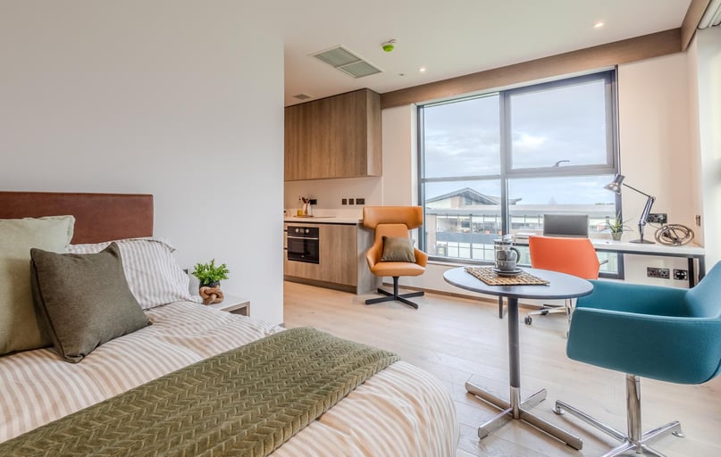 Large Studio, SPACE Student Accommodation, Kilrymont Road, City Centre, St Andrews - Image 1