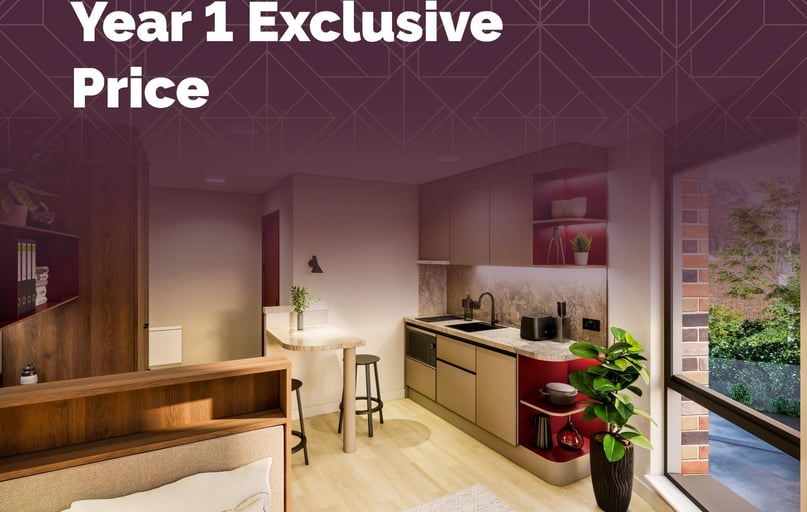 Large Premium Studio, Swan Residences, 2 Swan Street, City Centre, Glasgow - Image 1