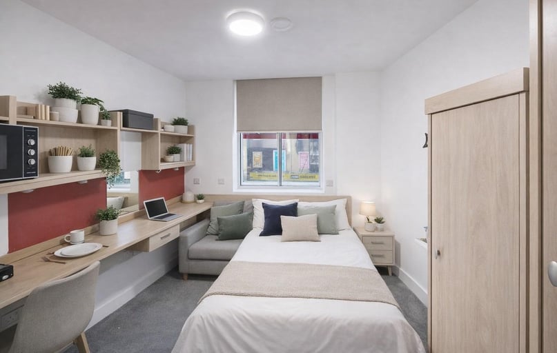 Single Studio, Burges House, 1 Trinity Street, City Centre, Coventry - Image 1