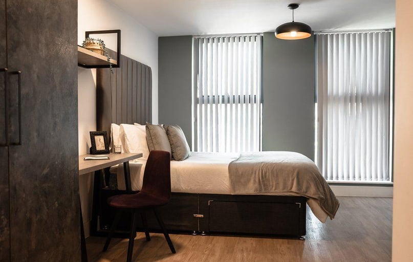Studio | Studio Apartment, Volume Works, 37-40 Hanley Street, Newtown, Birmingham - Image 1