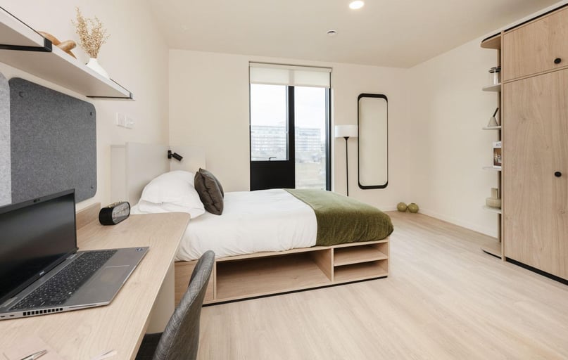 Luxury Studio Dual Occupancy 24.6m2-27.3m2 (Double Occupancy Only), Press House, 81-88 Beresford Street, Woolwich, London - Image 1