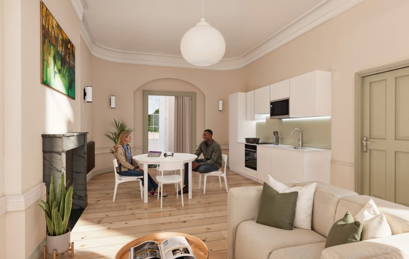 One Bedroom Premium Flat B (For Couples), Goodenough College, Mecklenburgh Square, Russell Square, London - Image 1