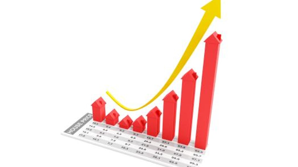 House prices go through the roof to hit record high