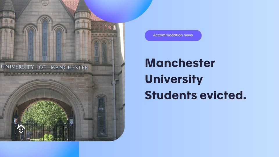 University students forcefully evicted after striking.