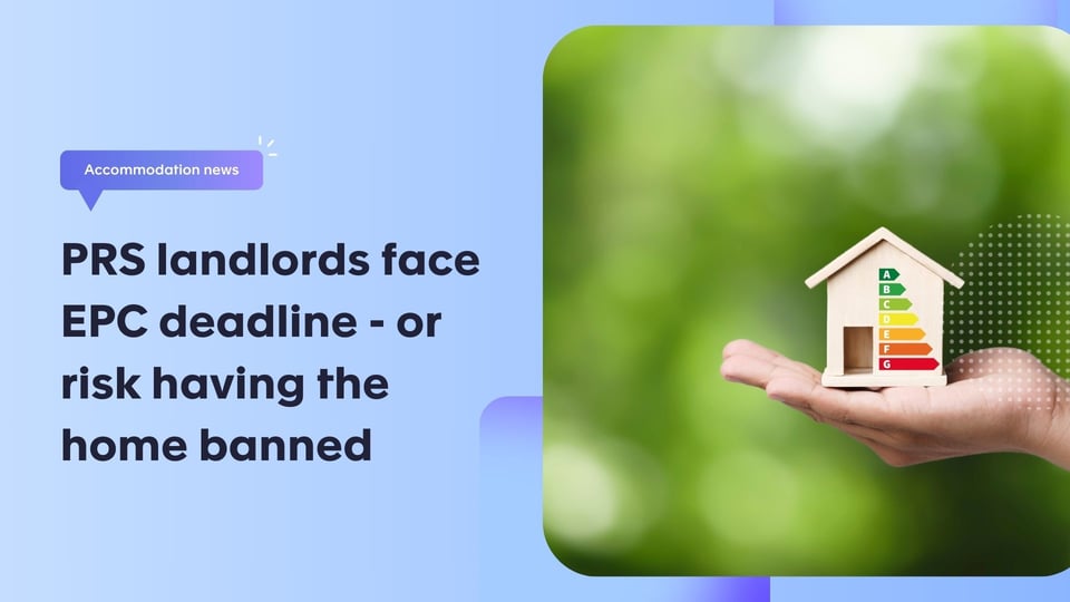 PRS landlords face EPC deadline – or risk having the home banned