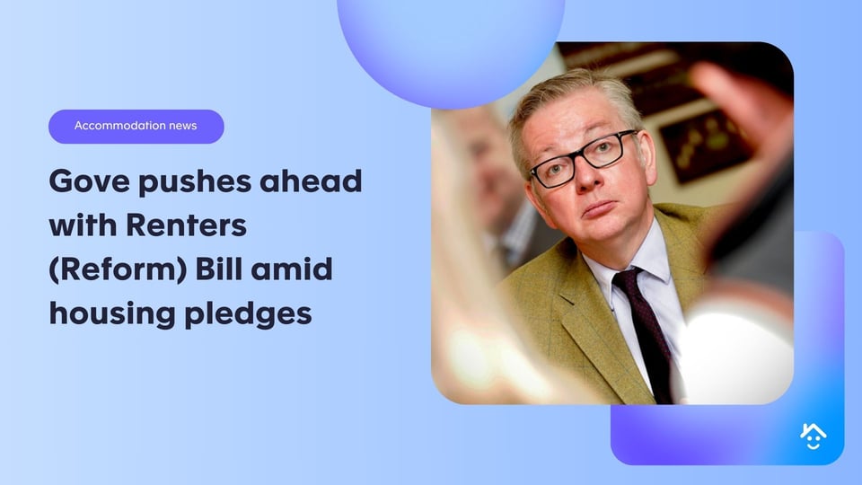 Gove pushes ahead with Renters (Reform) Bill amid housing pledges