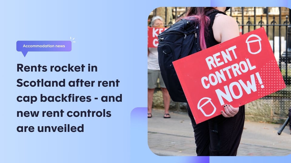 Rents rocket in Scotland after rent cap backfires - and new rent controls are unveiled