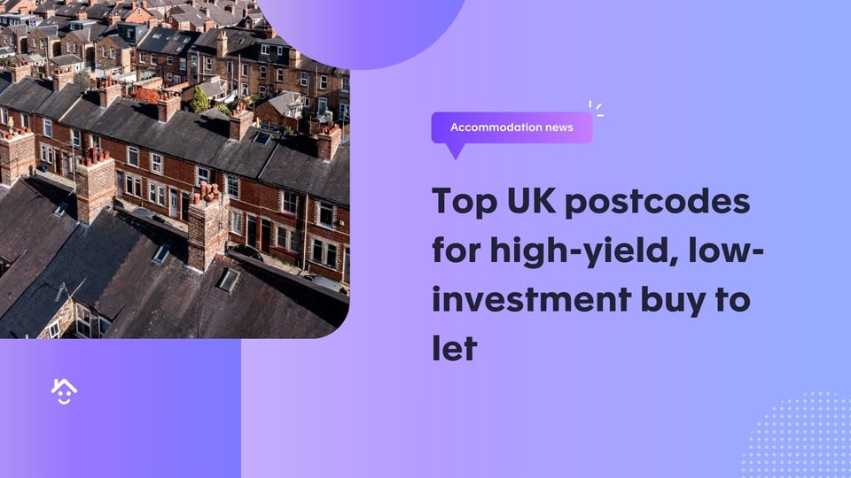 Top UK postcodes for high-yield, low-investment buy to let