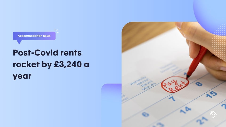 Post-Covid rents rocket by £3,240 a year